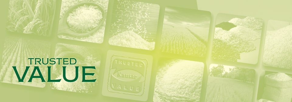 Kausar Rice Quality Control and Certifications Page Banner