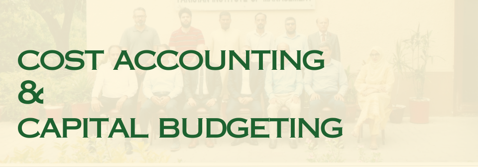 Kausar Cost Accounting & Capital Budgeting Page Banner
