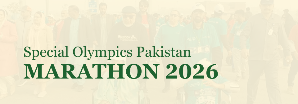 Kausar Special Olympics Pakistan (SOP) Marathon 2026 Page Banner